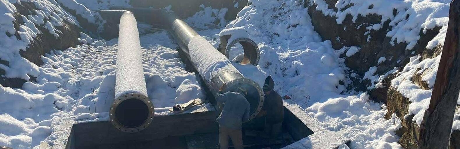 Перенесення магістрального водогону Гірне-Дрогобич: 80% робіт вже в... Перенесення магістрального водогону Гірне-Дрогобич: 80% робіт вже виконано