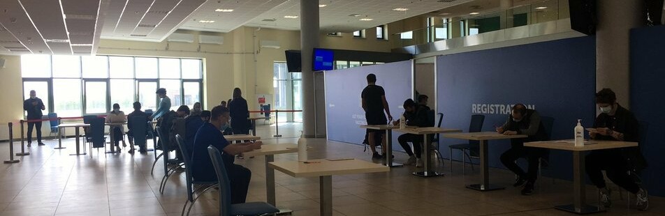 На “Арені Львів” стартувала вакцинація населення На “Арені Львів” стартувала вакцинація населення